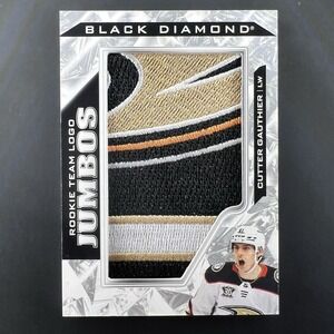 24-25 Black Diamond Cutter Gauthier Rookie Team Logo Jumbo Patch #RTL-CG